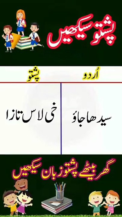 Learn Pashto into Urdu language | lesson # 86