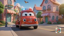 The Big Town Helpers Song 🚒🚓🚑🚛 | Fire Truck, Police Car, Ambulance & Garbage Truck | Kids Songs | Original Zuzu Toons