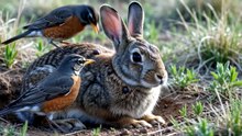 This Rabbit Was Covered in Thousands of Ticks Until Robins Arrived