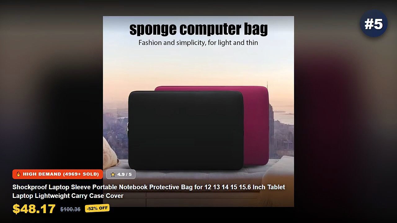 Top 5 Padded Laptop Sleeve Cases For MacBook: T...