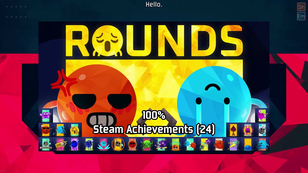 ROUNDS | Steam Achievements (24), 100%
