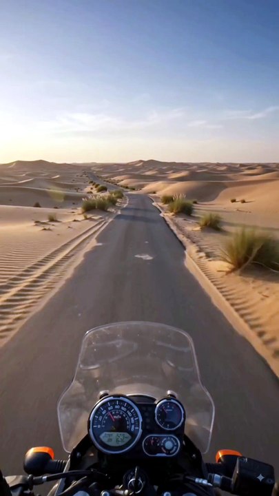 👉 🤯 Manju Found a Road in the Middle of NOWHERE! 🏍️🏜️🇮🇳#viral #tranding #shorts