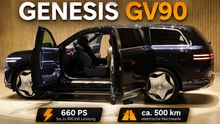 2027 Genesis GV90: Neolun-Türen und rund 500 km Reichweite im Check