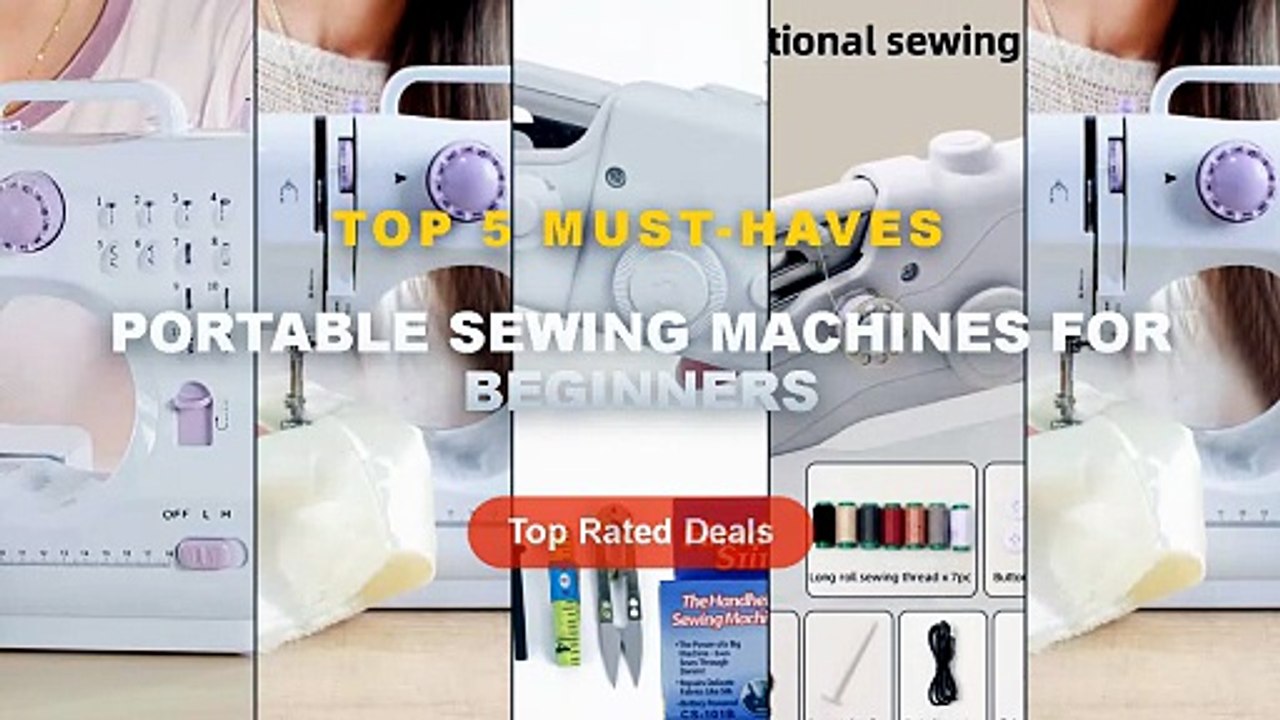 Portable Sewing Machines For Beginners: Top 5 B...