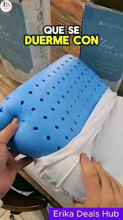 Almohada Ortopédica de Memory Foam 🛏️✨ | Soporte para Cuello y Cabeza | Erika Deals Hub