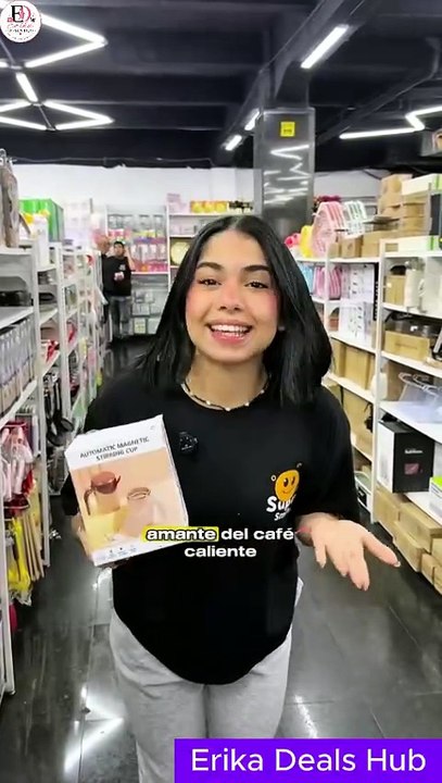 Taza que se Mezcla Sola ☕✨ | Taza Autoagitadora para Café, Té y Bebidas | Erika Deals Hub
