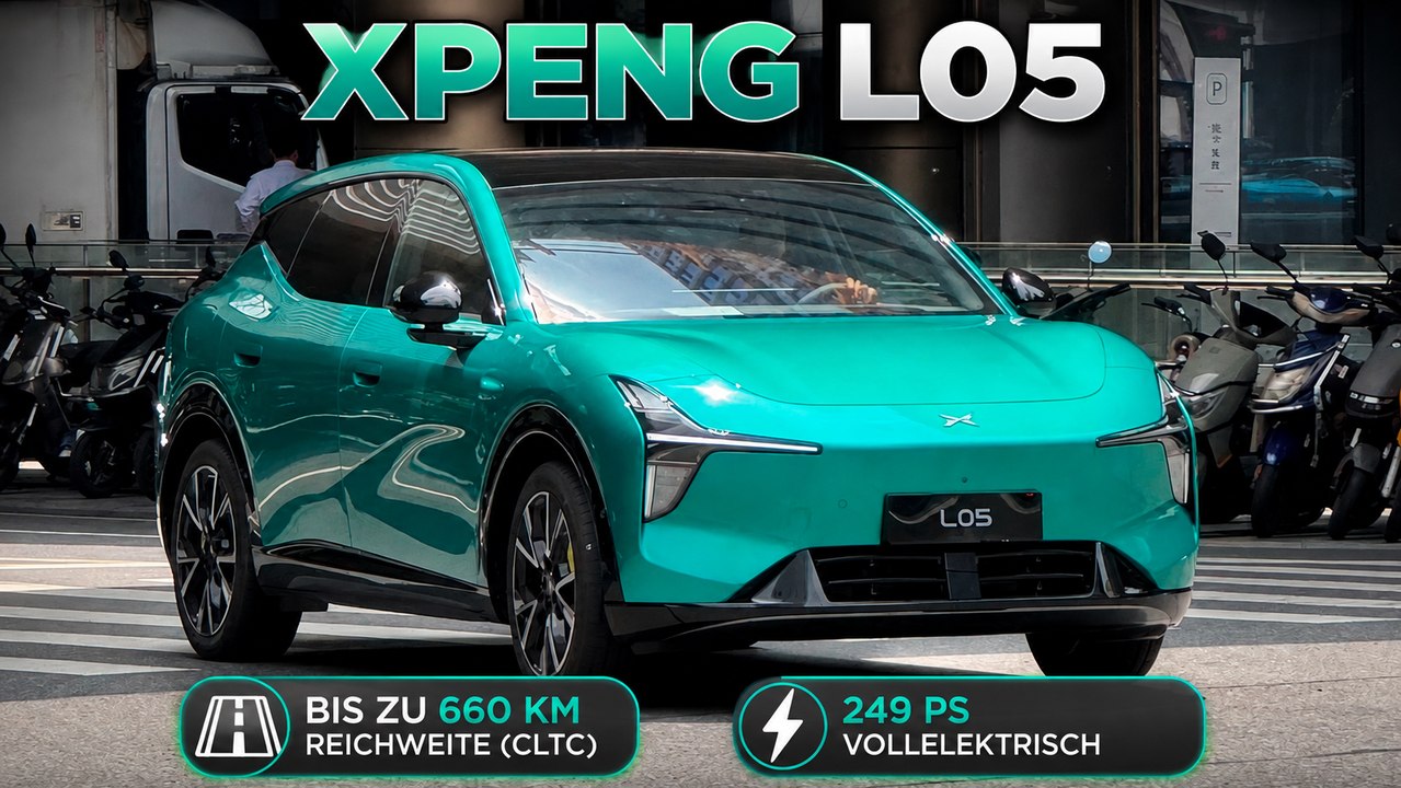 Xpeng L05 (fast)  enthüllt: Elektro-SUV mit spannendem EREV-Antrieb