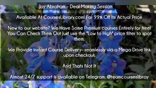 (Courseslibrary.com)Jay Abraham – Deal Making Session