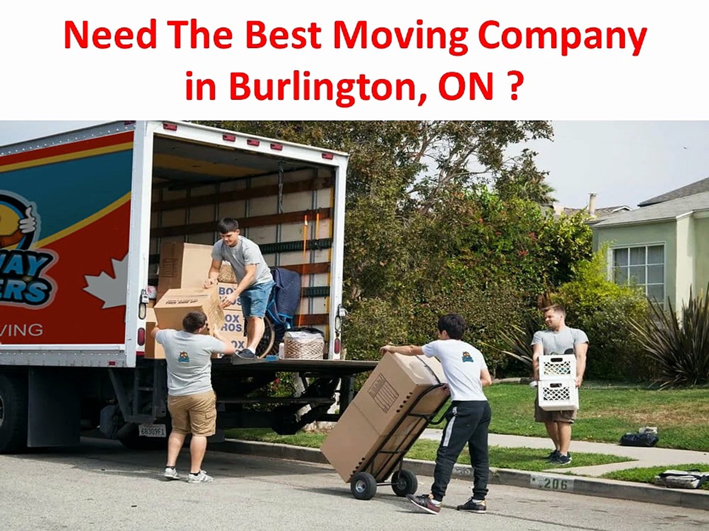 Ecoway Movers : #1 Moving Company in Burlington, ON | L7N 3G2