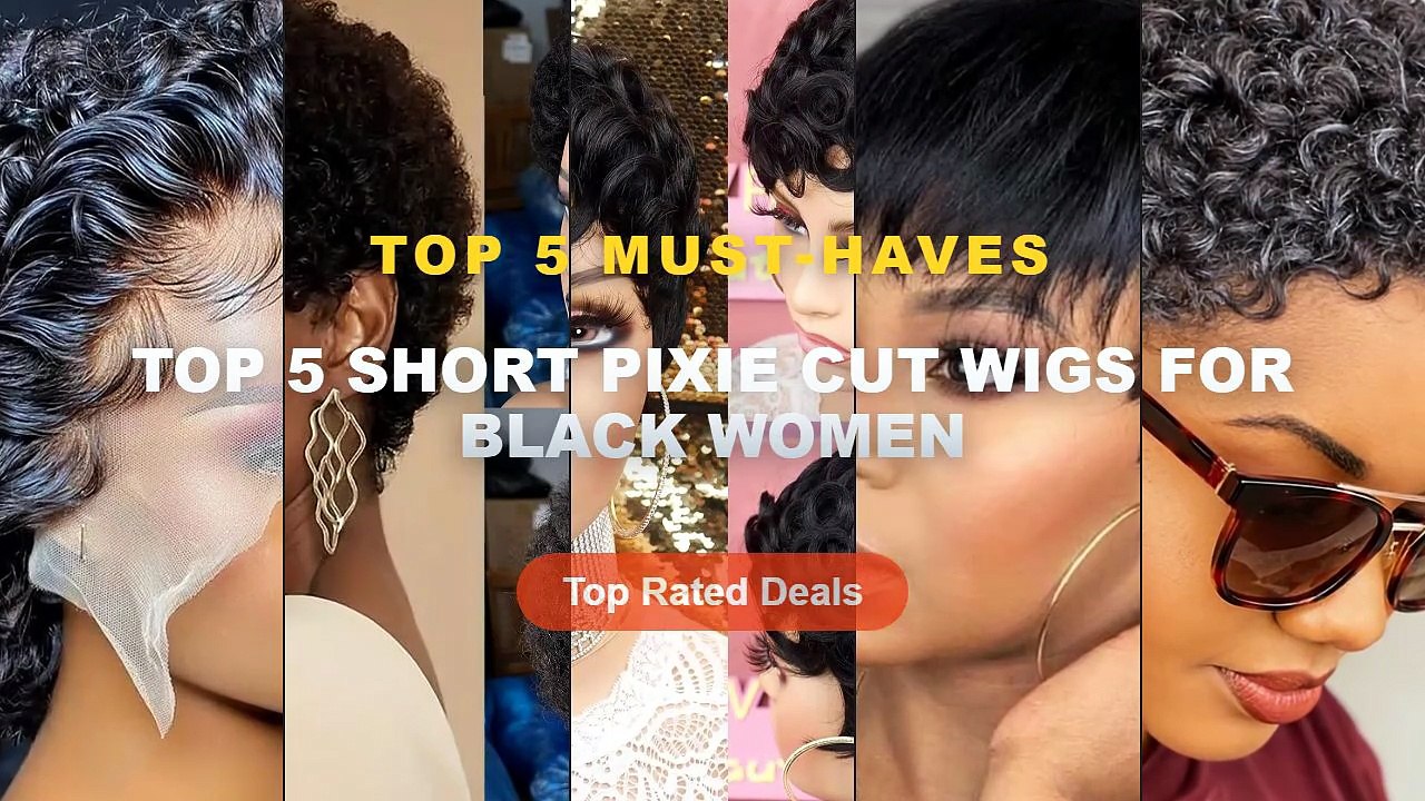 Top 5 Short Pixie Cut Wigs For Black Women: Top...