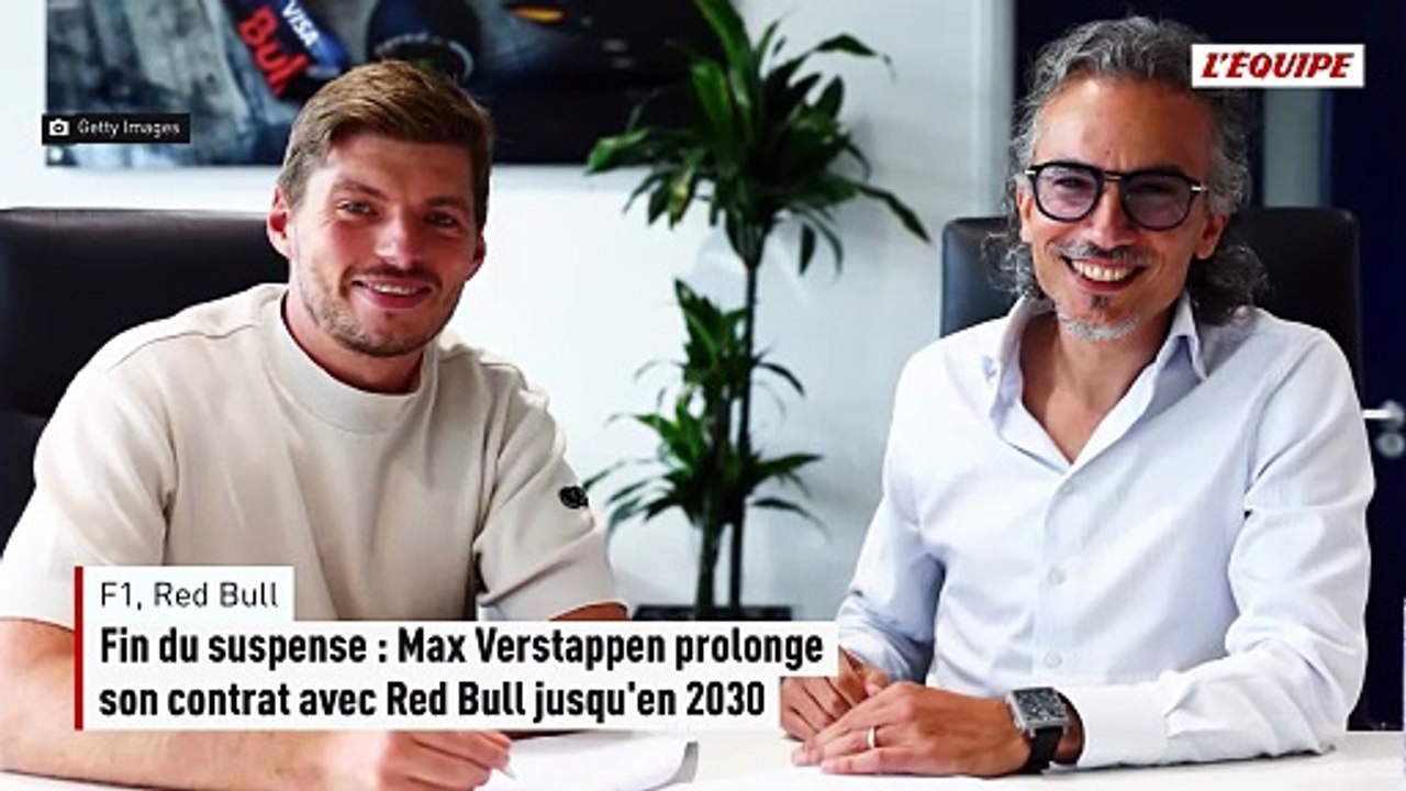 Fin du suspense : Max Verstappen prolonge son c...