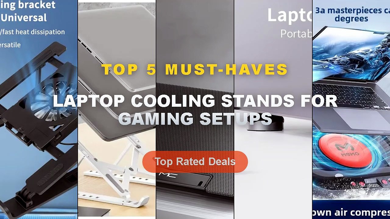 Best Laptop Cooling Stands For Gaming Setups on AliExpress | Review - MEMO FL08 7 Angle Adjustable Notebook Powerful Fan...