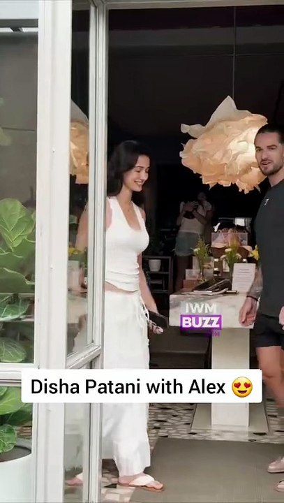 Disha Patani Spotted With Alex During A Casual Outing In Bandra