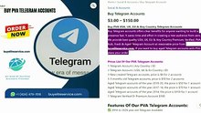 Buy Telegram Accounts From 1 Dollar!