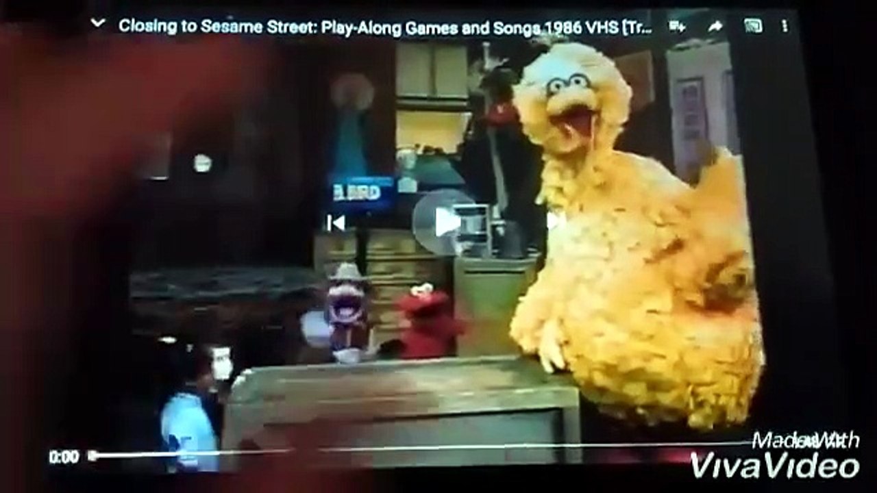 Closing to Sesame Street: Play-Along Games and Songs VHS 1996 (Sony Wonder Version)