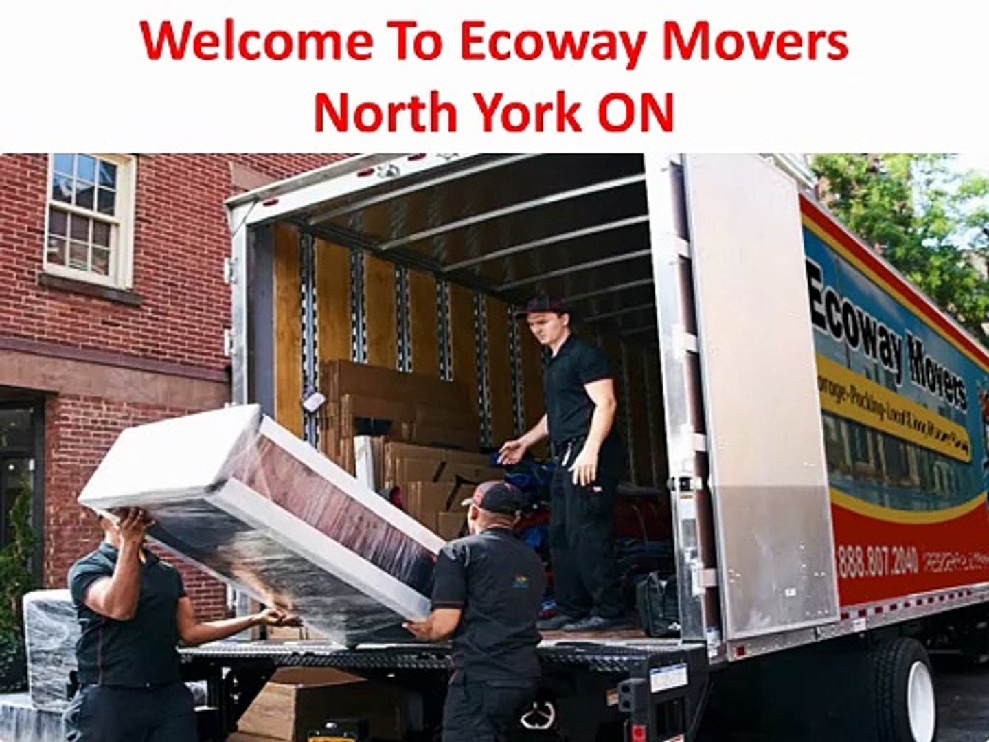⁣Ecoway Movers : #1 Moving Company in North York, ON | M3J 2E5