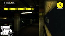 GTA IV Train Routes K + E Lines Announcements