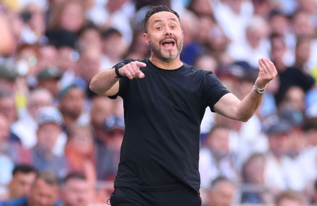 Roberto De Zerbi shares his ambition to take Tottenham to the top of the Premier League
