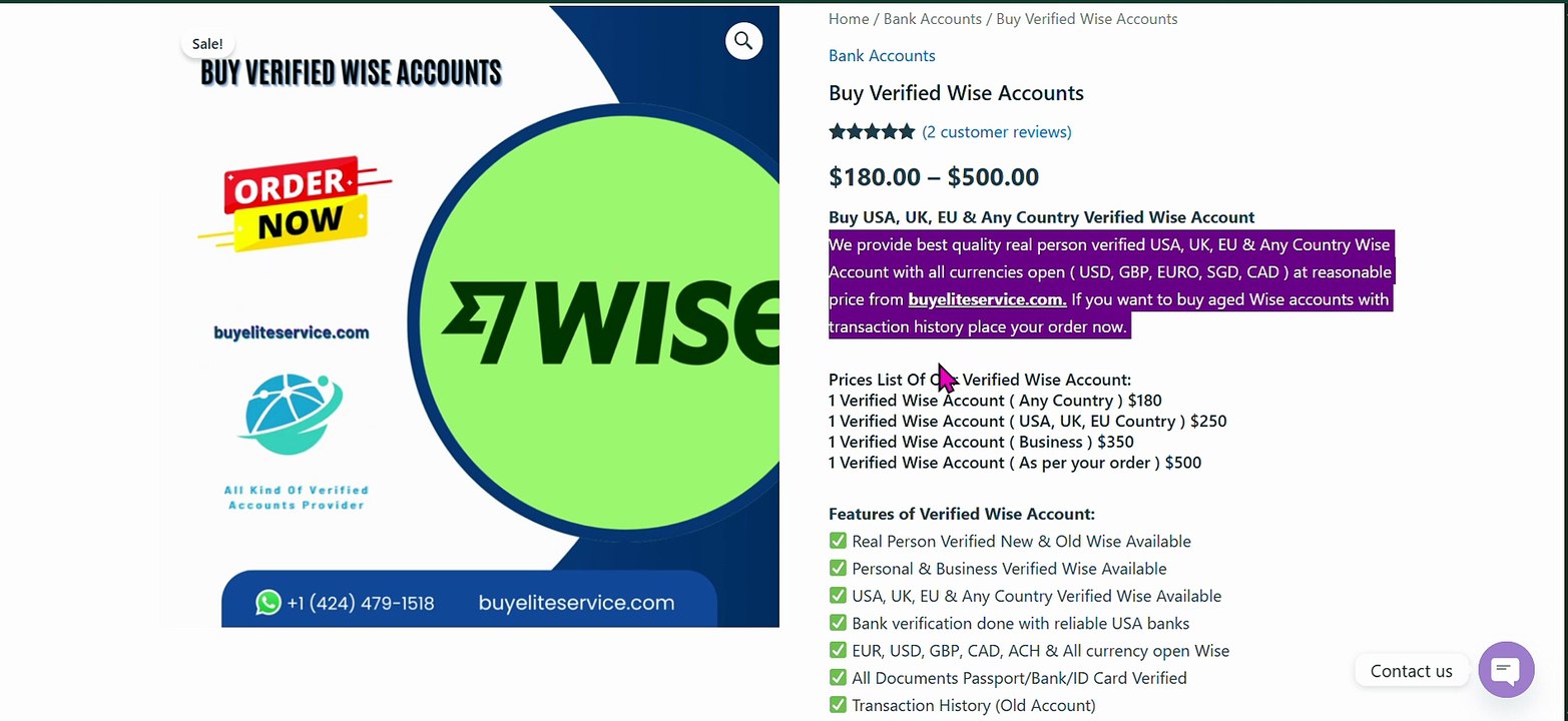 Buy Verified Wise Accounts - 100% Secure & Hassle-Free ...