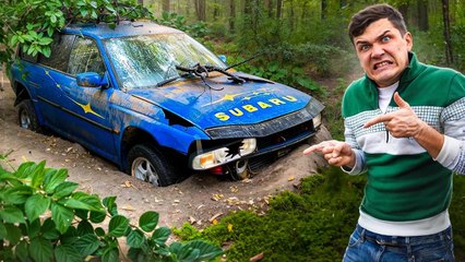 Bringing a SUBARU Back to Life After It Was Abandoned in the Woods—Epic Rally Adventure!