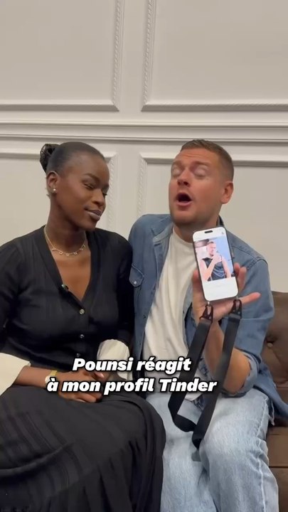 POUNSI RÉAGIT À MON PROFIL TINDER
