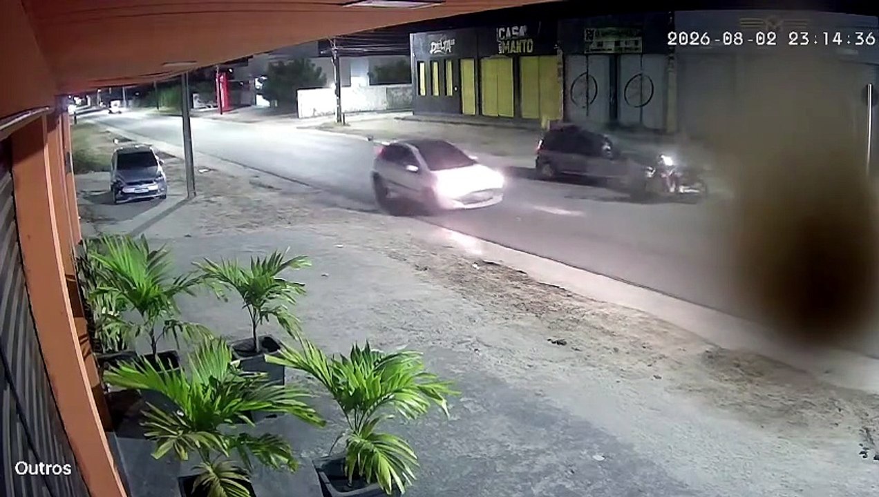 Câmera de segurança ajuda a esclarecer acidente...