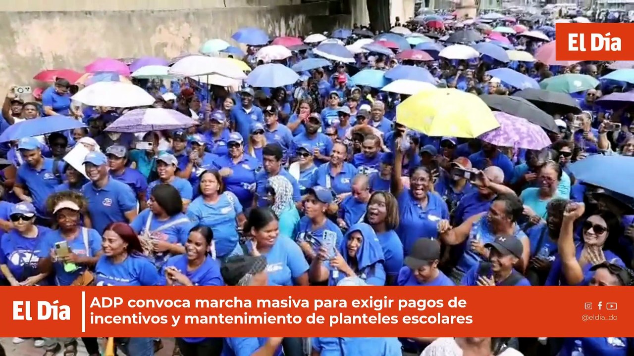 ADP convoca marcha masiva para exigir pagos de incentivos y mantenimiento de planteles escolares