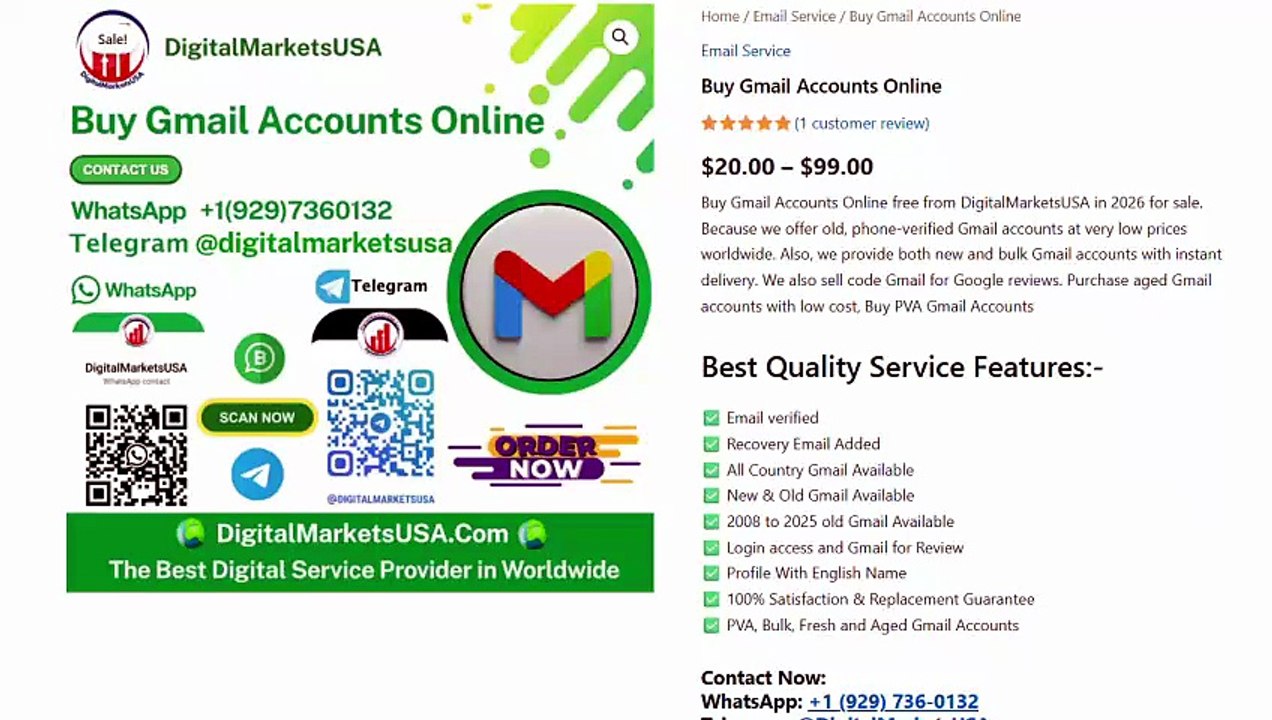 9 Unique Sites to Buy Gmail Accounts