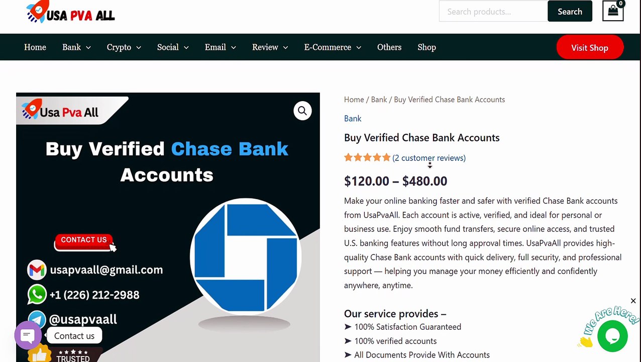 How to Buy Verified Chase Bank Accounts With Instant Access