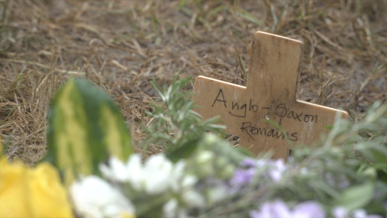 Ancient Anglo Saxon remains laid to rest in Wye ceremony
