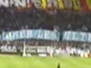 tifos om lyon 3-1 dans leur uuuukk