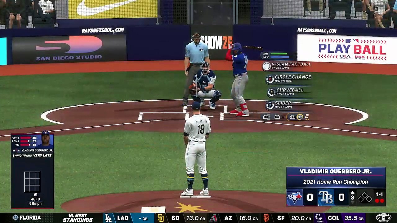 MLB® The Show™ 26 TOR vs TB 8/20/26