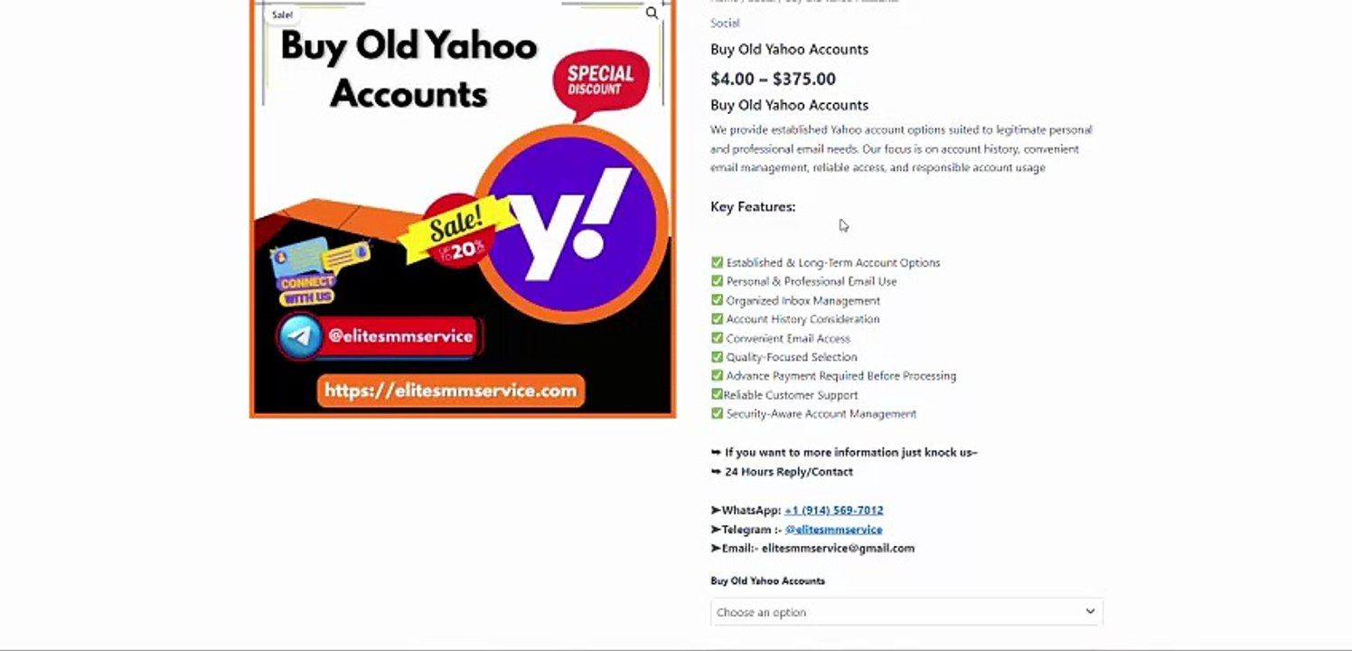 Practical Advice for Evaluating Old Yahoo Accounts