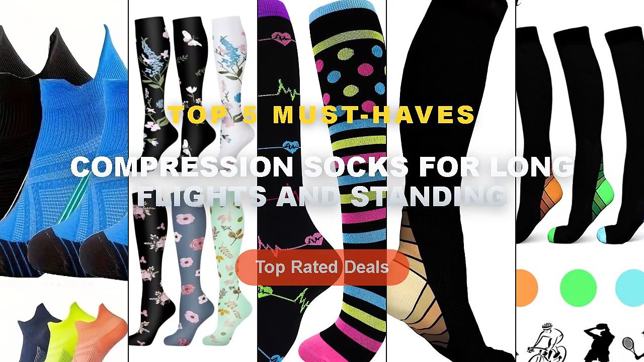 Best Compression Socks For Long Flights And Standing on AliExpress | Review - New Compression Socks Graduated Crossfit T...