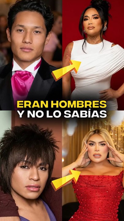 Famosas que antes eran hombres y no lo sabías