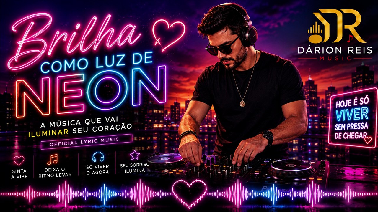 Brilha Como Luz de Neon | A Música Que Vai Iluminar Seu Coração | Official Lyric Music