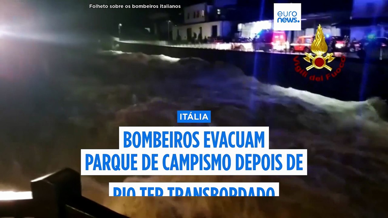 Itália: chuva torrencial e inundações na Ligúri...
