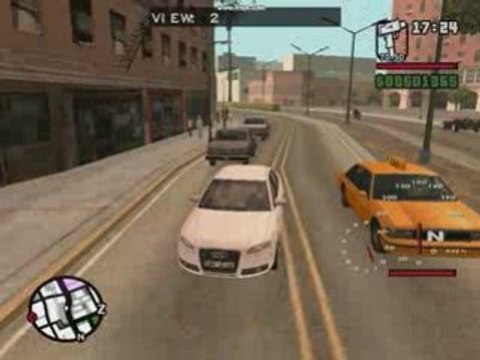 GTA SA : vidéo camhack + voitures sous vista