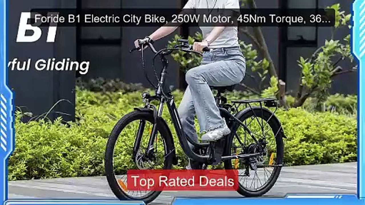 Foride B1 Electric City Bike, 250W Motor, 45Nm Torque, 36V 15.... -- Hot Deal 2026 | Limited Offer!