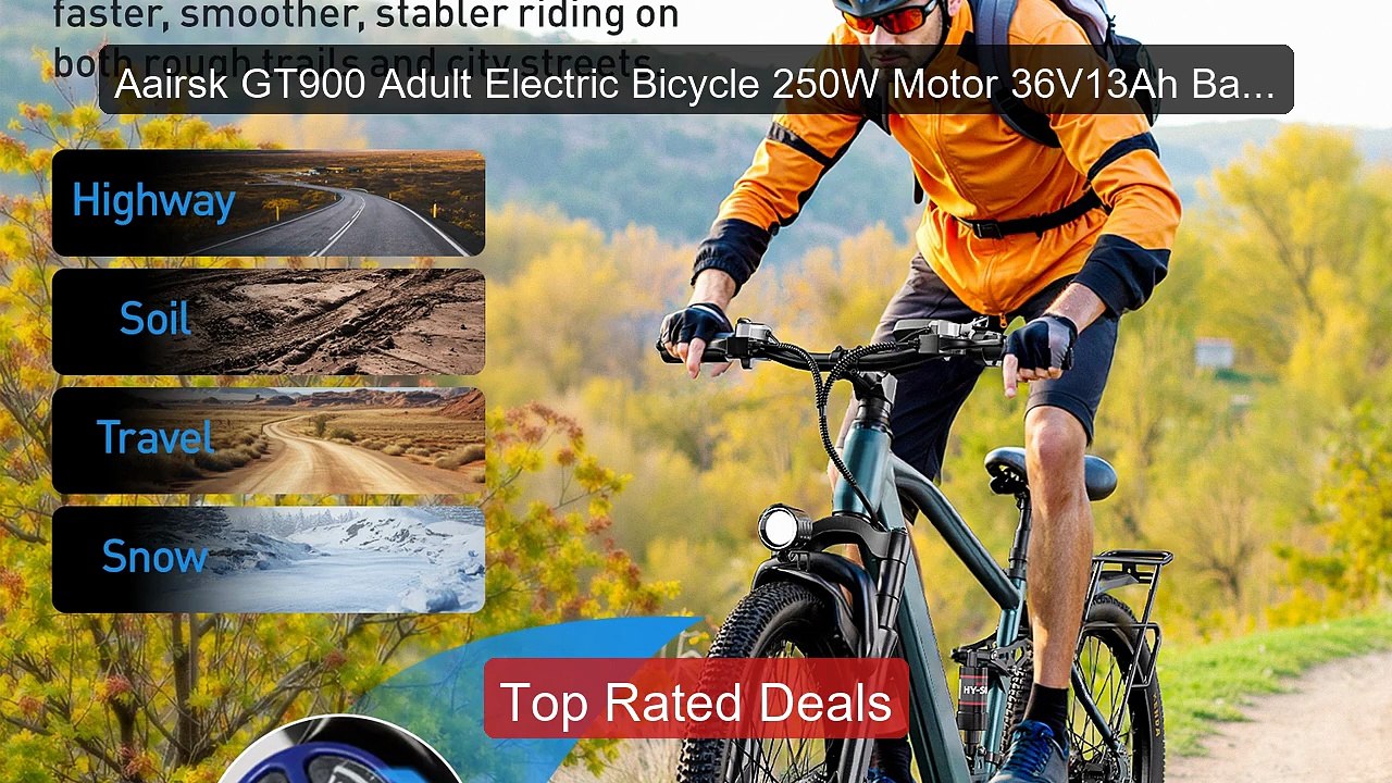 Aairsk GT900 Adult Electric Bicycle 250W Motor 36V13Ah Battery Elec... -- Top Rated 2026 | Buy Now!