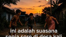 Tiga anak hilang di waktu magrib