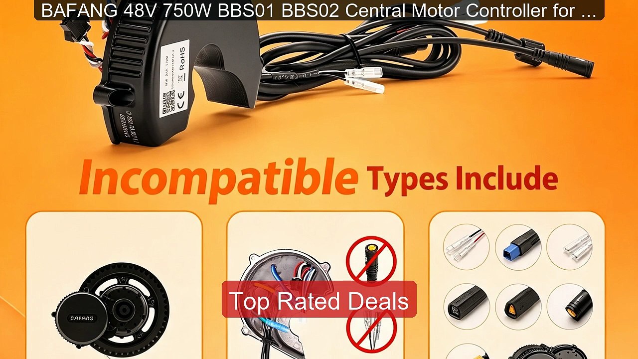 BAFANG 48V 750W BBS01 BBS02 Central Motor Controller for Mi... -- Top Pick 2026 | Unbeatable Price!