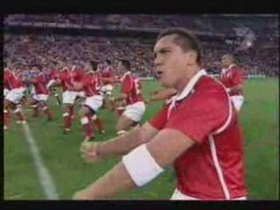 New Zealand - All Blacks v Tonga. Haka vs Sipi Tau