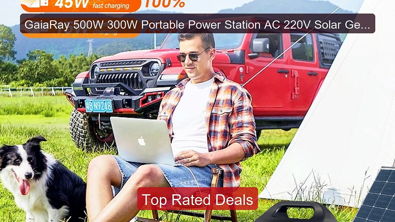 GaiaRay 500W 300W Portable Power Station AC 220V Solar Gene... -- Top Pick 2026 | Unbeatable Price!