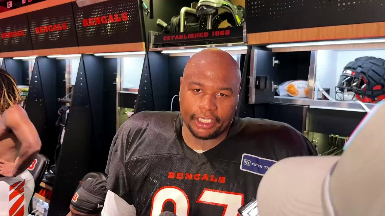 Dexter Lawrence on Interception in Bengals' Joi...