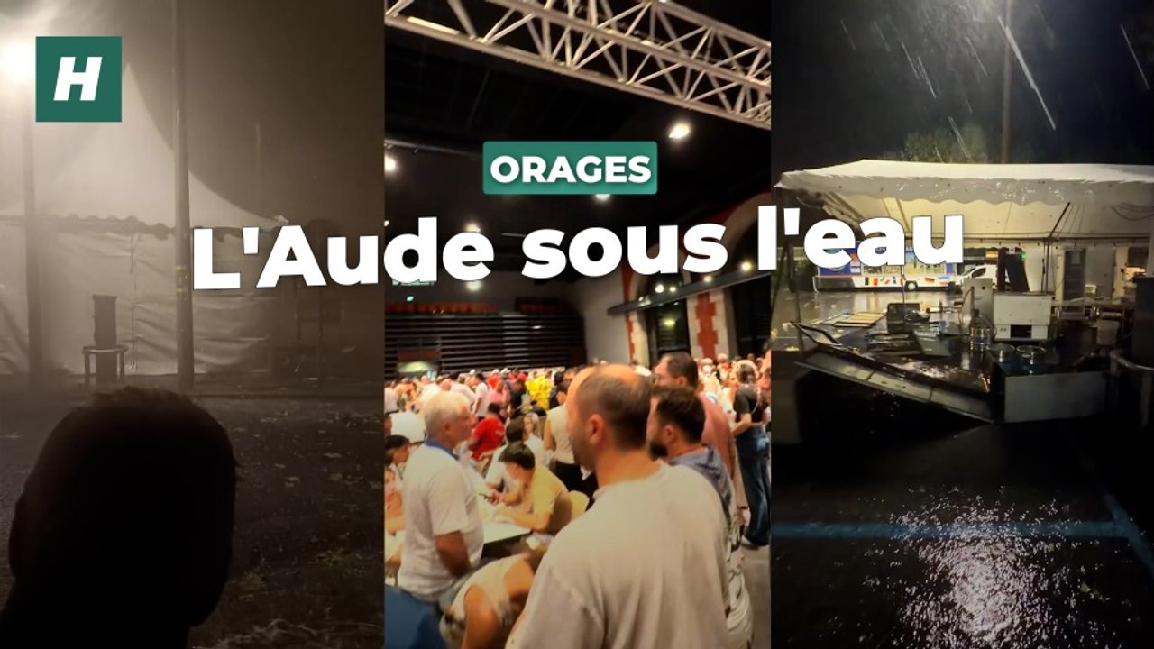 Dans l’Aude, de violents orages ruinent la fête du cassoulet de Castelnaudary