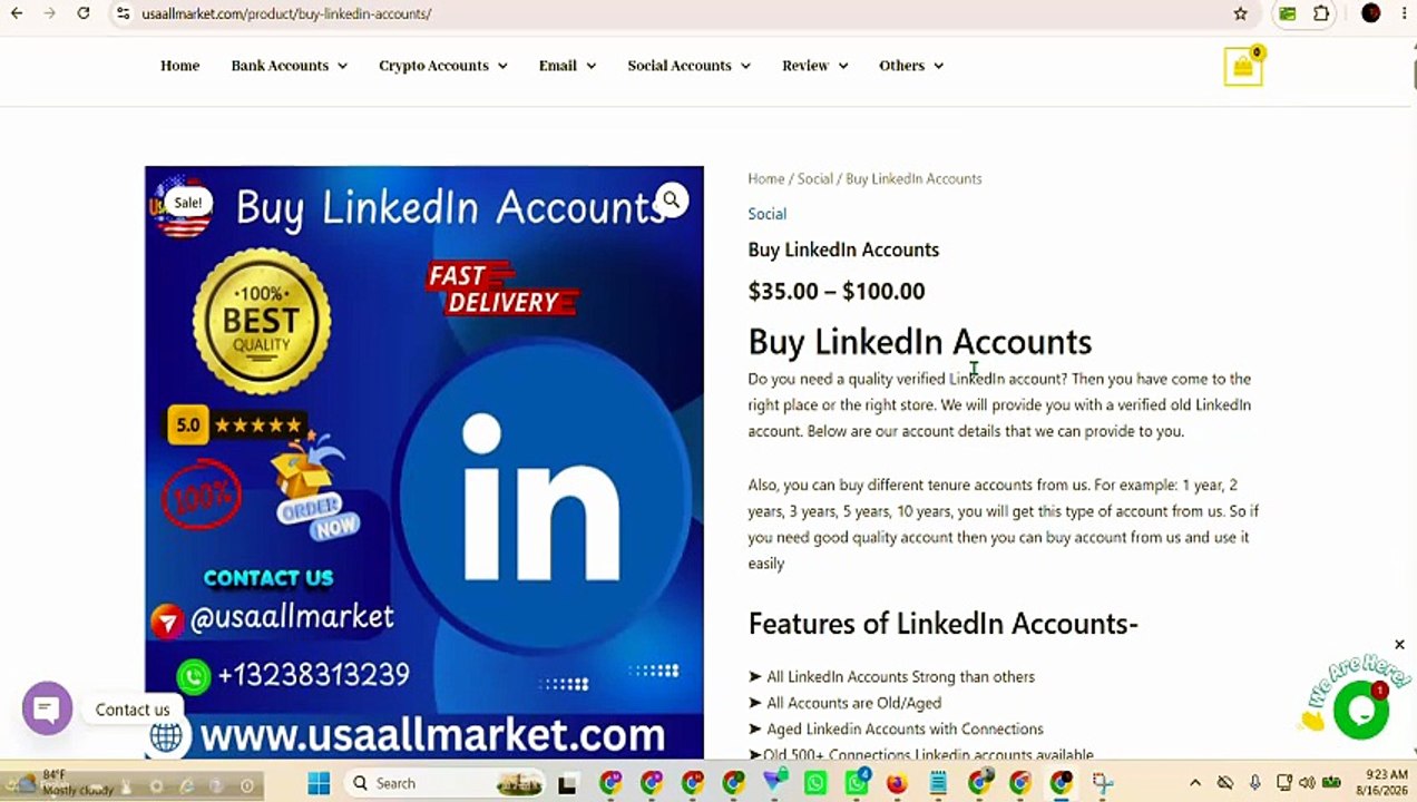 432 Sites To Buy Linkedin Accounts (Aged & Verified)
