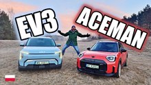 KIA EV3 kontra MINI Aceman - zasięg czy wygląd? TAK! (PL) - porównanie i test