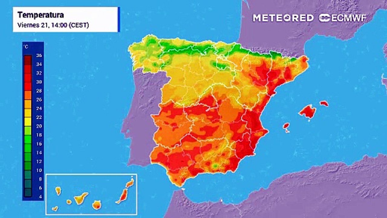 Contraste térmico: las temperaturas bajan pero...