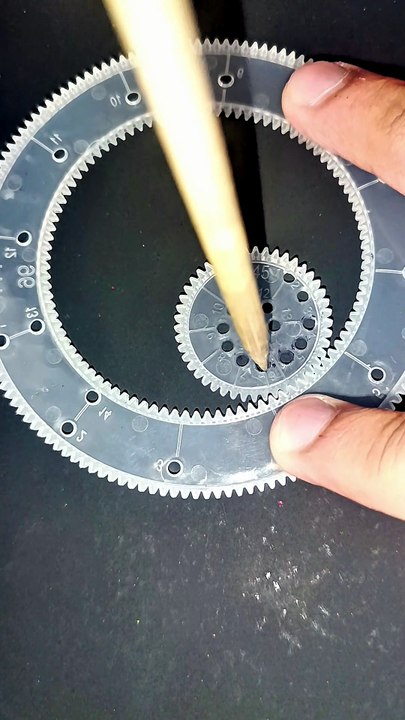 Colorful Spirograph Art
